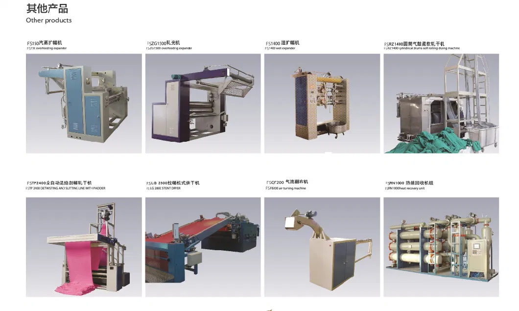 Natural Gas/Oil/Steam Heat-Setting Stenter Machine of Textile Finishing Machinery