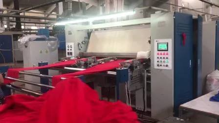 Máquina compactadora tubular para acabamento têxtil