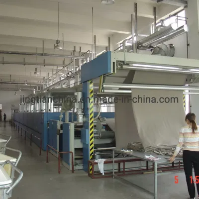 Máquina de Stenter para ajuste de tecido de poliéster de alta eficiência grande